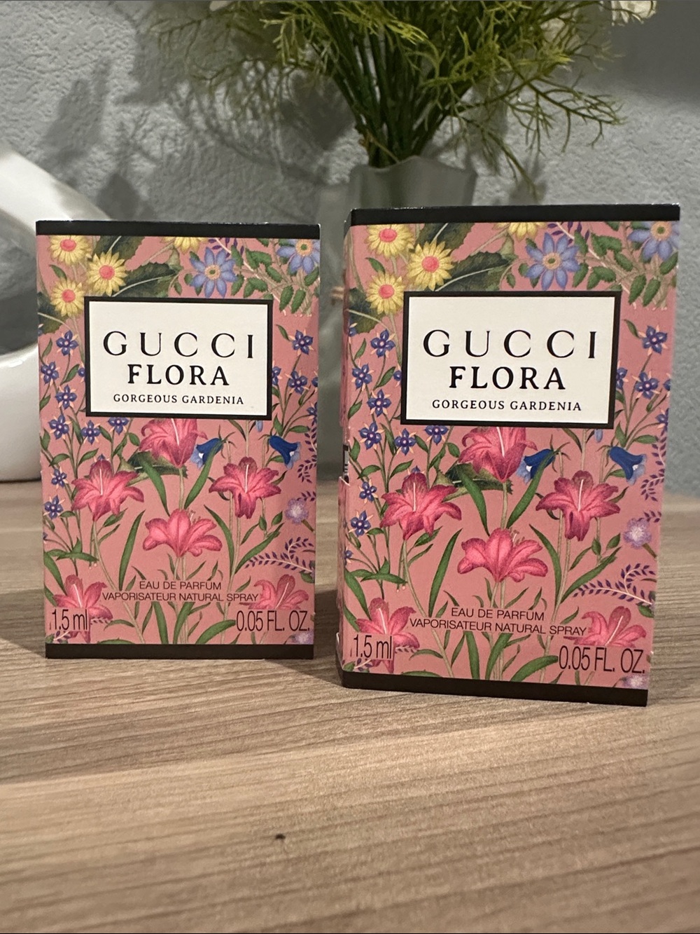 2 Gucci Flora Gorgeous Gardenia perfume tester spray